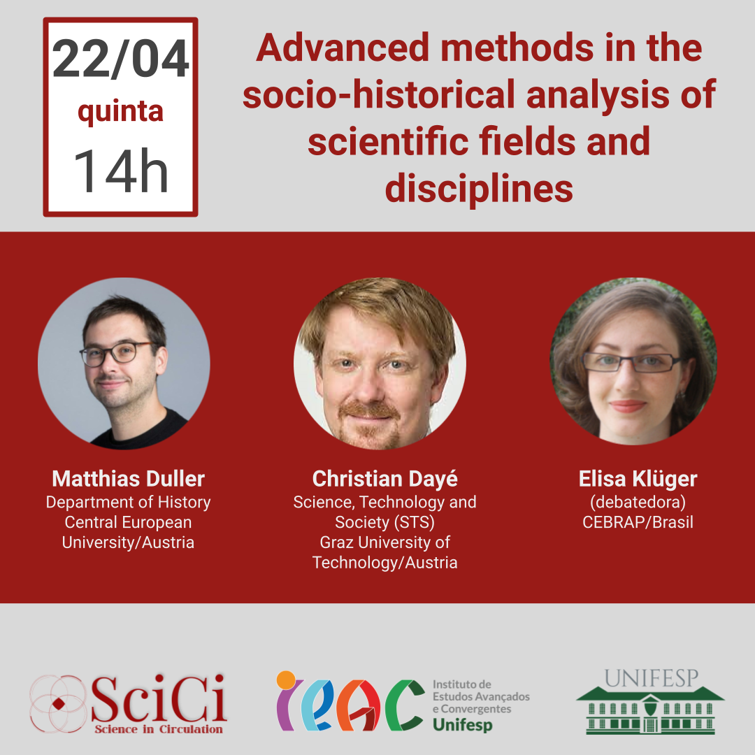 Advanced methods in the socio-historical analysis of scientific fields and disciplines